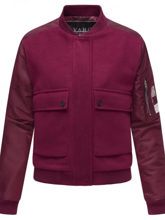 Foto van product NAVAHOO Tussenjas 'Willstehaben 14' bordeaux