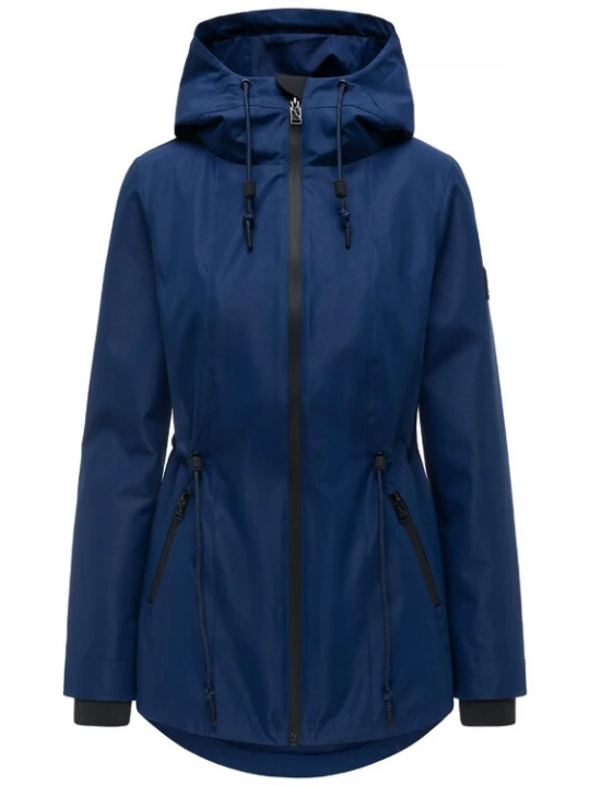 Foto van product NAVAHOO Tussenparka 'Blumentanz 14' donkerblauw / zwart