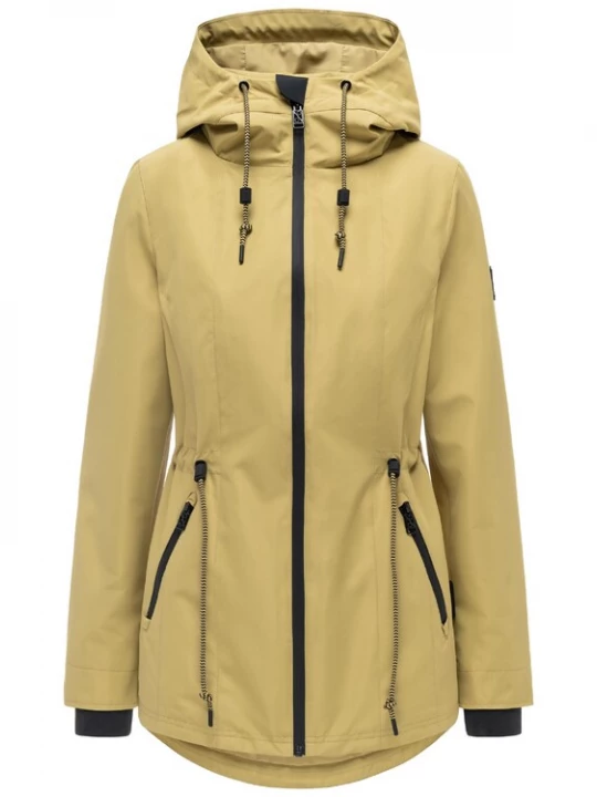 Foto van product NAVAHOO Tussenparka 'Blumentanz 14' kaki / zwart