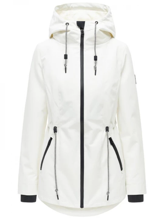 Foto van product NAVAHOO Tussenparka 'Blumentanz 14' zwart / wit