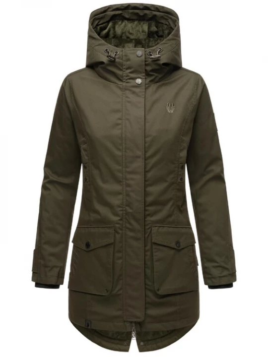 Foto van product NAVAHOO Tussenparka 'Brinjaa' olijfgroen