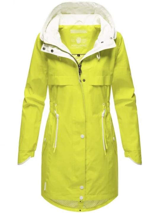 Foto van product NAVAHOO Tussenparka 'Xankaa' limoen / wit