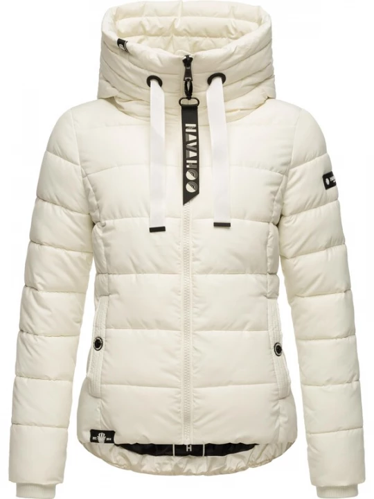 Foto van product NAVAHOO Winterjas 'Amayaa' zwart / wit