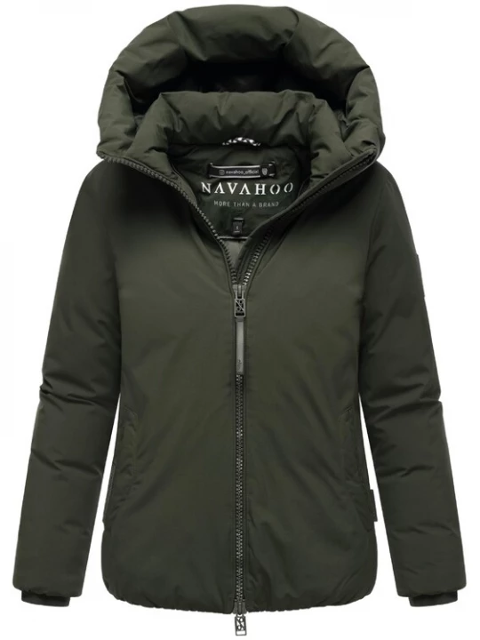Foto van product NAVAHOO Winterjas 'Blütenlicht 14' donkergroen