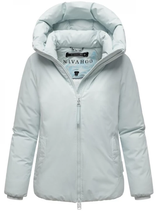 Foto van product NAVAHOO Winterjas 'Blütenlicht' pastelblauw