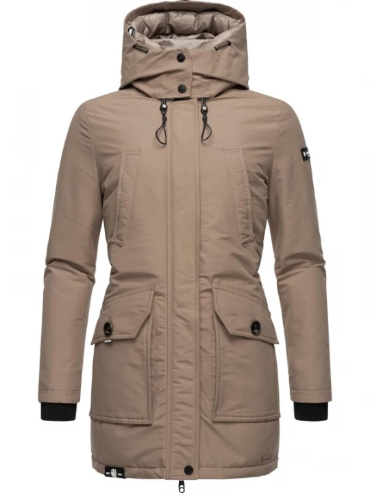 Foto van product NAVAHOO Winterjas chamois / zwart / wit