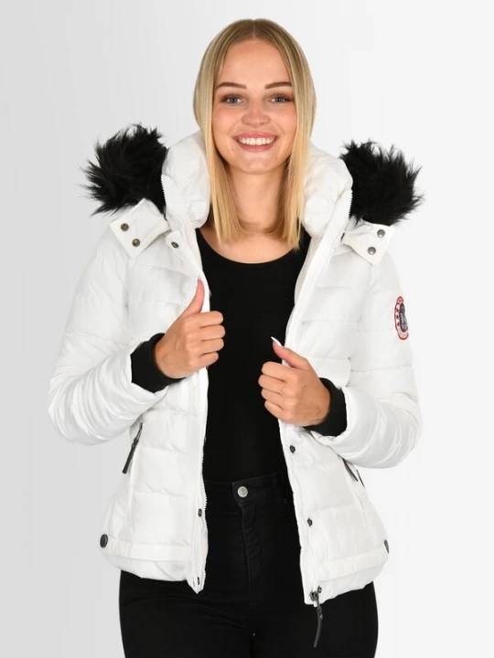 Foto van product NAVAHOO Winterjas 'Chloe' zwart / wit