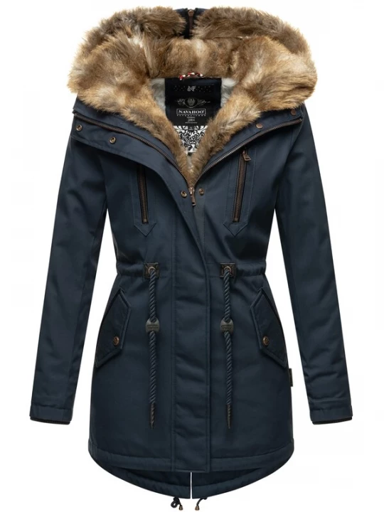 Foto van product NAVAHOO Winterjas 'Diamond' navy