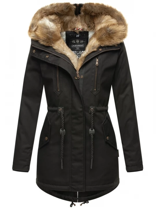 Foto van product NAVAHOO Winterjas 'Diamond' zwart