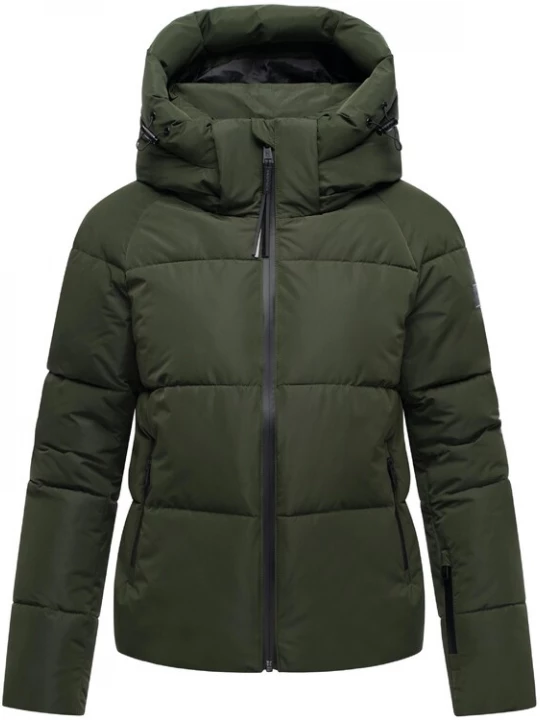 Foto van product NAVAHOO Winterjas 'Frostherz XIV' olijfgroen / zwart