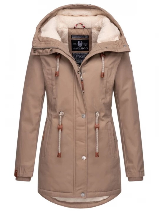 Foto van product NAVAHOO Winterjas 'Ireliaa' taupe