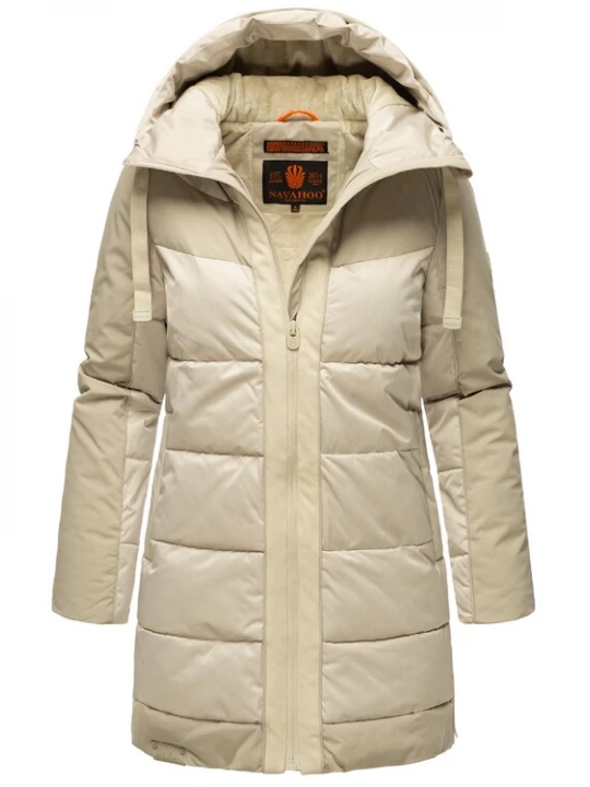 Foto van product NAVAHOO Winterjas 'Samtkätzchen' beige
