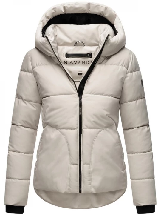 Foto van product NAVAHOO Winterjas 'Lachperle XIV' lichtgrijs / zwart