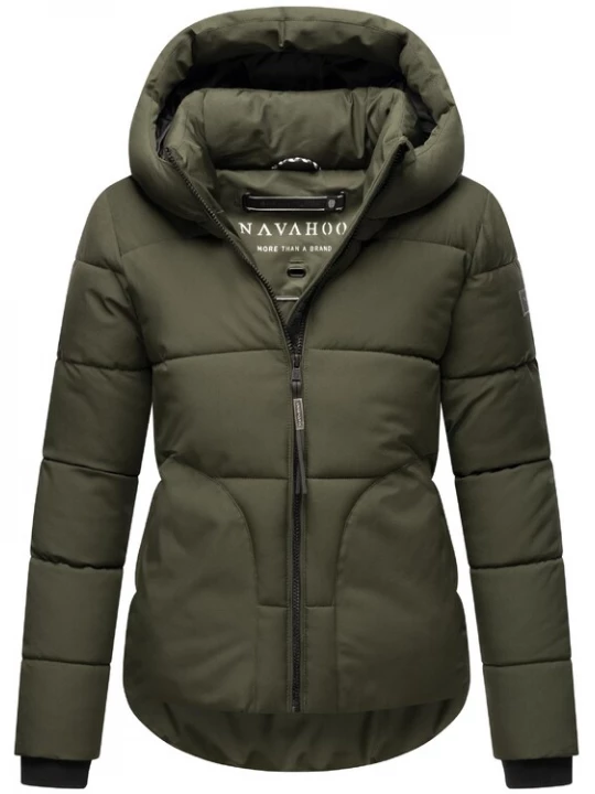 Foto van product NAVAHOO Winterjas 'Lachperle XIV' olijfgroen