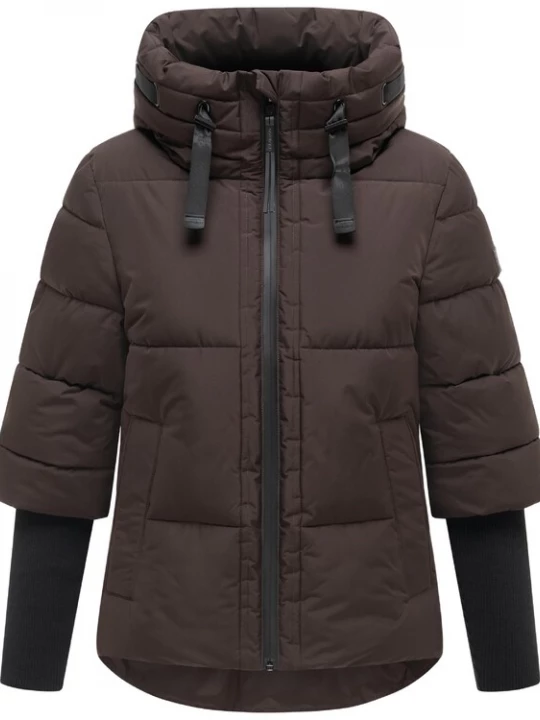 Foto van product NAVAHOO Winterjas 'Lotusherz XIV' chocoladebruin