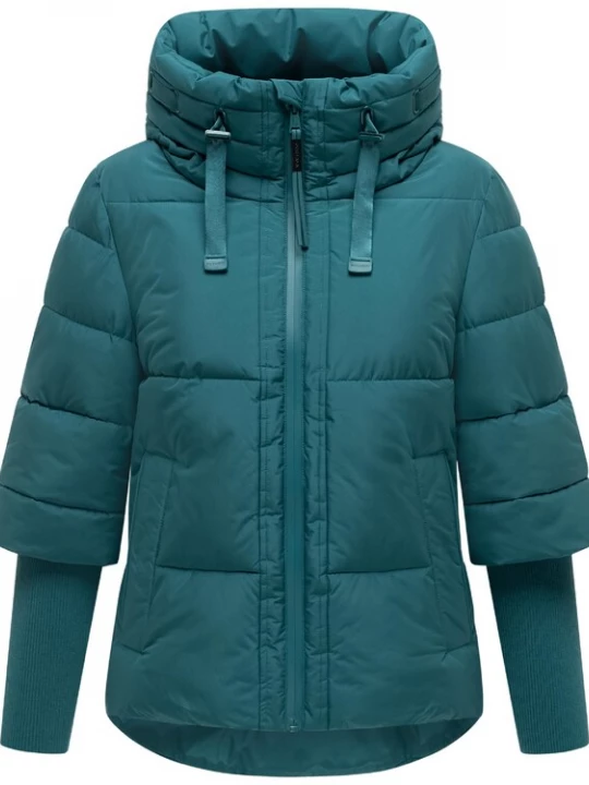 Foto van product NAVAHOO Winterjas 'Lotusherz XIV' cyaan blauw