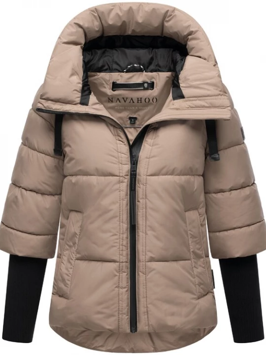 Foto van product NAVAHOO Winterjas 'Lotusherz XIV' taupe