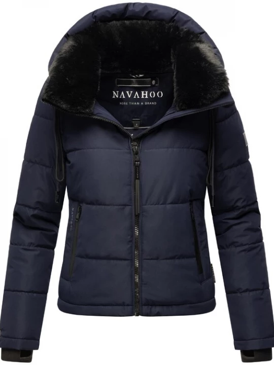 Foto van product NAVAHOO Winterjas 'Mit Liebe XIV' navy