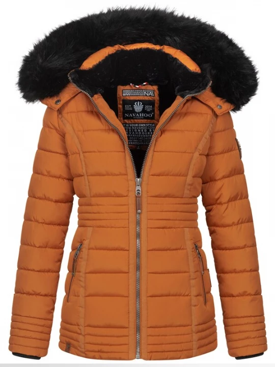 Foto van product NAVAHOO Winterjas oranje / zwart
