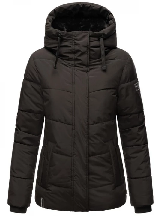 Foto van product NAVAHOO Winterjas 'Sag ja XIV' donkergrijs / zwart