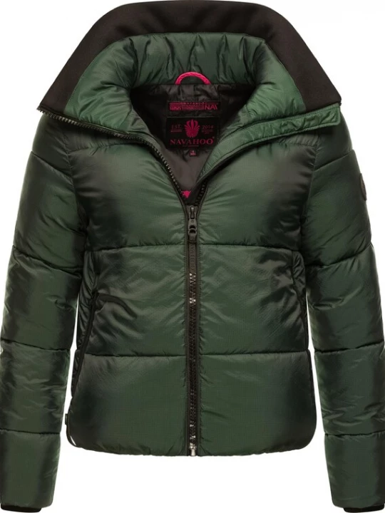 Foto van product NAVAHOO Winterjas 'Sternschnüppchen' donkergroen