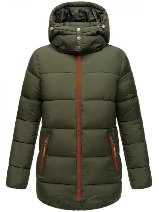 Foto van product NAVAHOO Winterjas 'Wattewölkchen' groen / olijfgroen