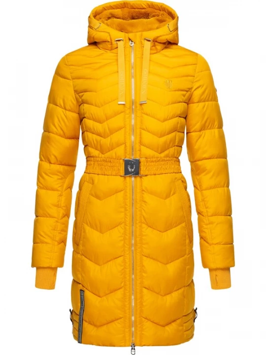 Foto van product NAVAHOO Wintermantel 'Alpenveilchen' goudgeel