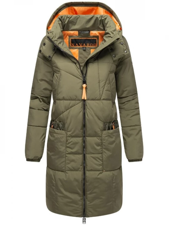 Foto van product NAVAHOO Wintermantel 'Bliblablubb 14' olijfgroen