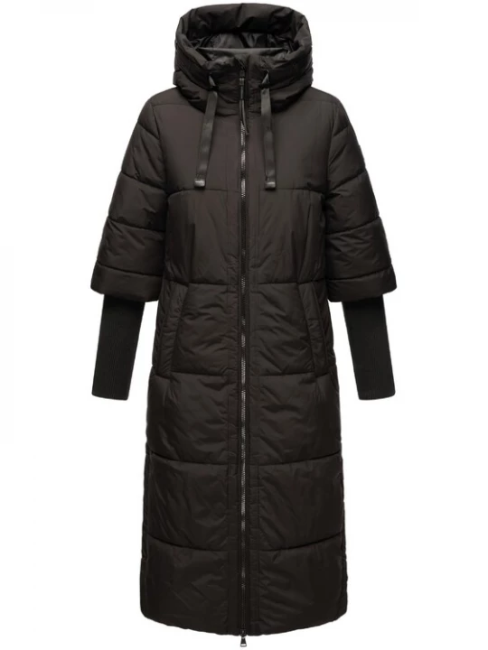 Foto van product NAVAHOO Wintermantel 'Ciao Miau XIV' zwart