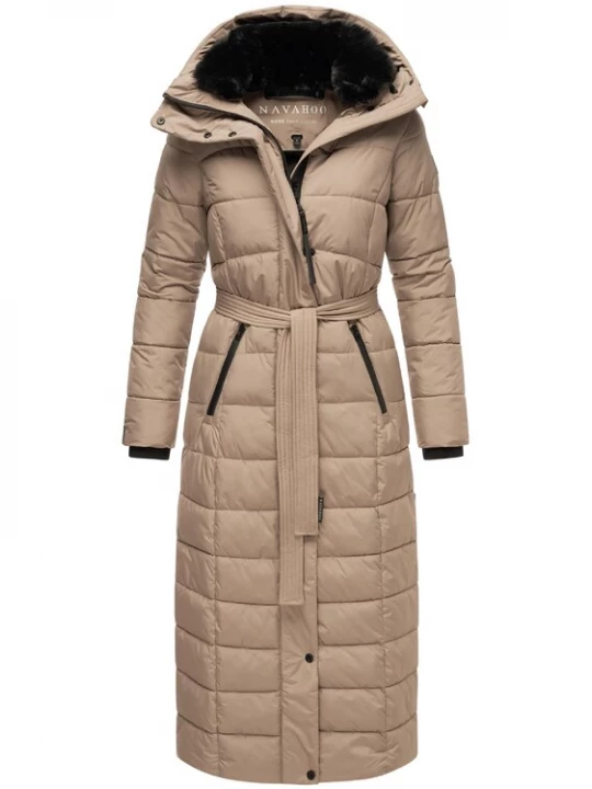 Foto van product NAVAHOO Wintermantel 'Das Teil XIV' camel / zwart