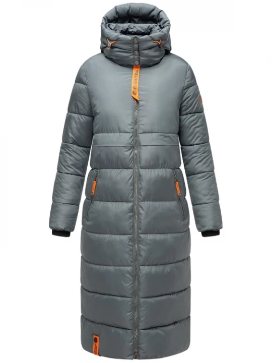 Foto van product NAVAHOO Wintermantel duifblauw / oranje