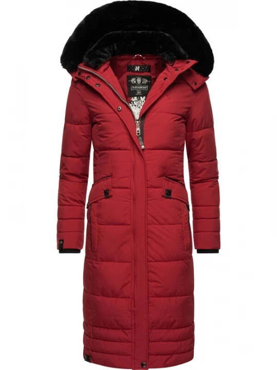 Foto van product NAVAHOO Wintermantel 'Fahmiyaa' rood / zwart