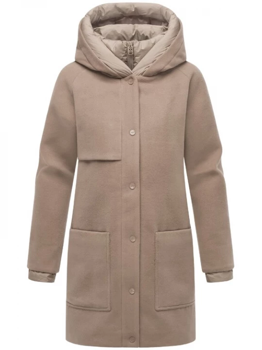 Foto van product NAVAHOO Wintermantel 'Flauschwunder 14' donkerbeige
