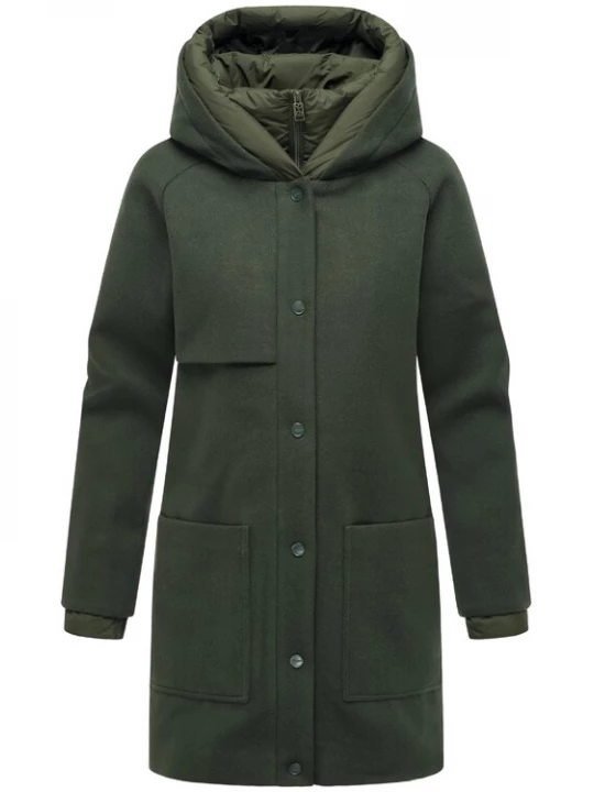 Foto van product NAVAHOO Wintermantel 'Flauschwunder 14' groen