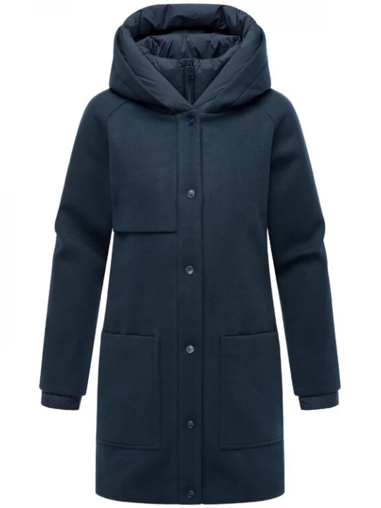 Foto van product NAVAHOO Wintermantel 'Flauschwunder 14' marine