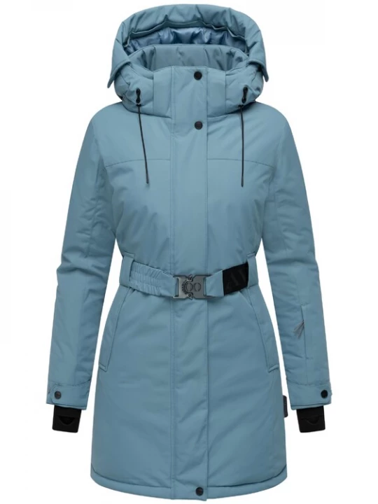 Foto van product NAVAHOO Wintermantel 'Frostkuss 14' lichtblauw / zwart