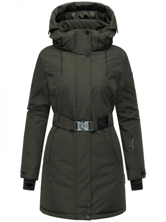 Foto van product NAVAHOO Wintermantel 'Frostkuss 14' olijfgroen