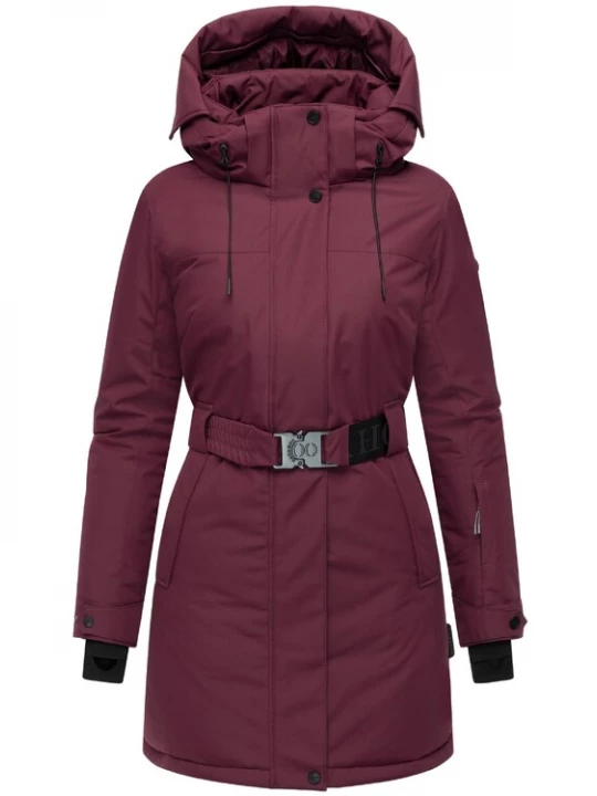 Foto van product NAVAHOO Wintermantel 'Frostkuss 14' wijnrood