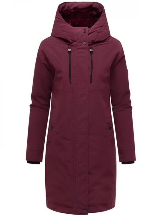 Foto van product NAVAHOO Wintermantel 'Hageltanz 14' bordeaux