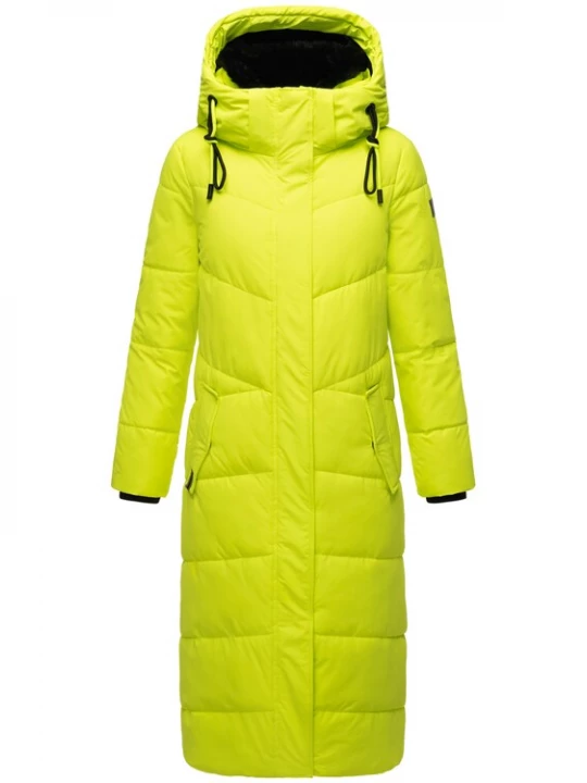 Foto van product NAVAHOO Wintermantel 'Hingucker XIV' neongroen / zwart