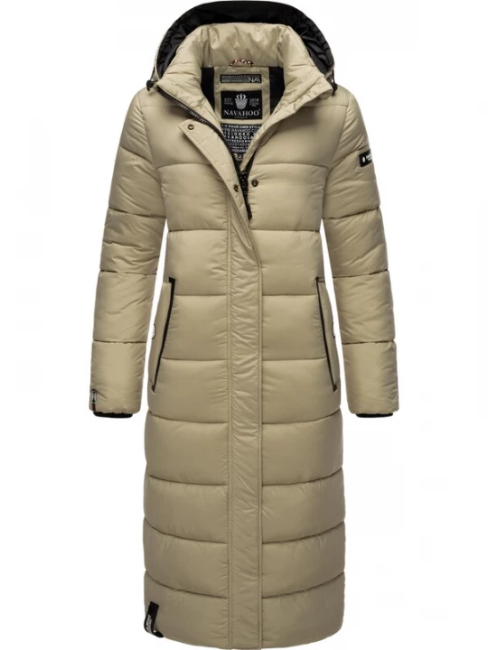 Foto van product NAVAHOO Wintermantel 'Isalie' beige / zwart / wit