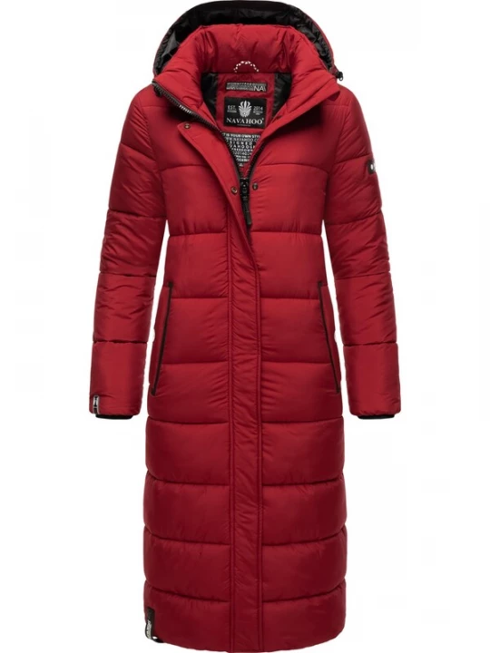 Foto van product NAVAHOO Wintermantel 'Isalie' rood / zwart