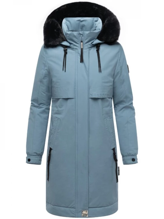 Foto van product NAVAHOO Wintermantel 'Kaltwetterretter 14' lichtblauw / zwart