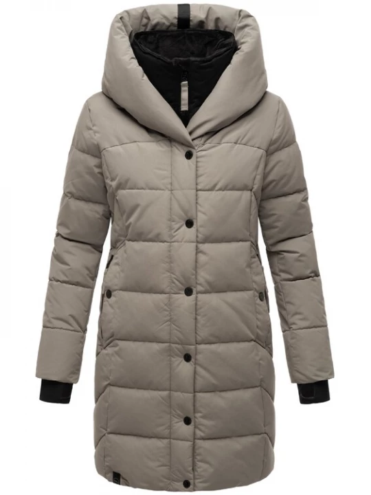 Foto van product NAVAHOO Wintermantel 'Knutschilein' grijs / zwart