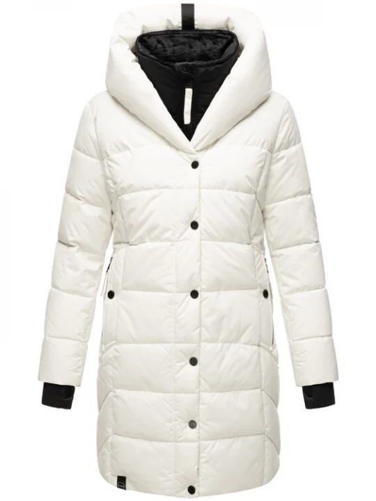 Foto van product NAVAHOO Wintermantel 'Knutschilein' zwart / offwhite