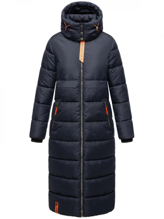Foto van product NAVAHOO Wintermantel 'Kristallblume' navy