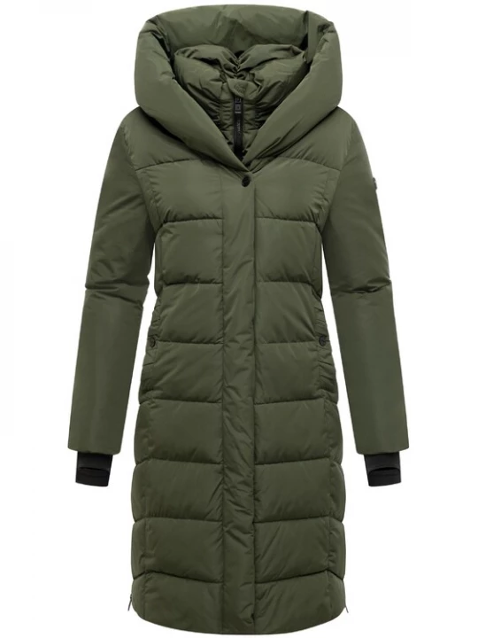 Foto van product NAVAHOO Wintermantel 'Laubzauber 14' donkergroen