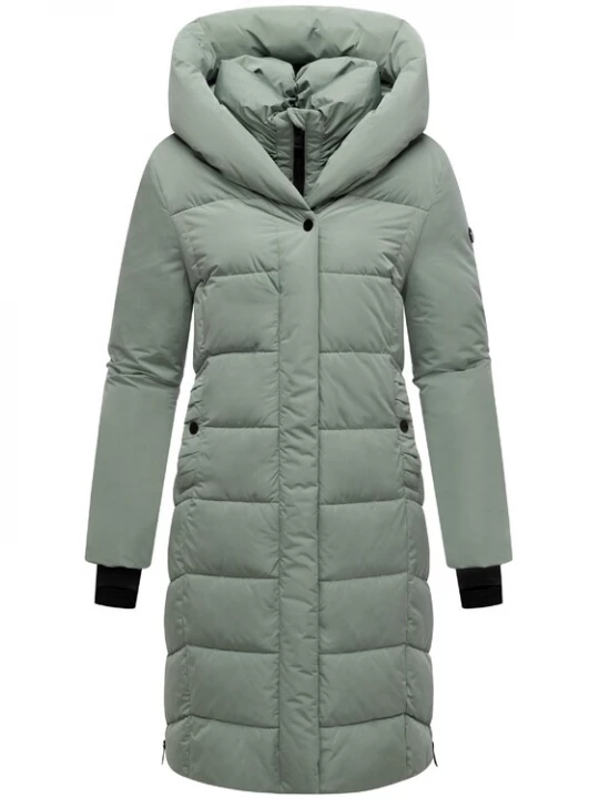 Foto van product NAVAHOO Wintermantel 'Laubzauber 14' mintgroen