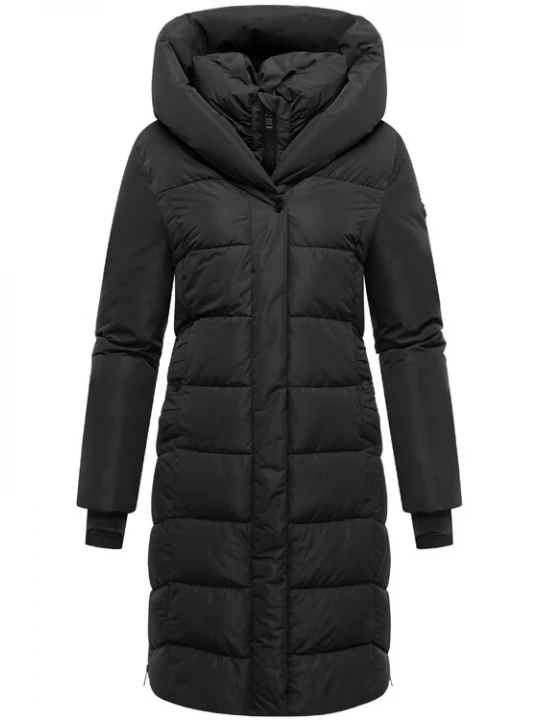 Foto van product NAVAHOO Wintermantel 'Laubzauber 14' zwart