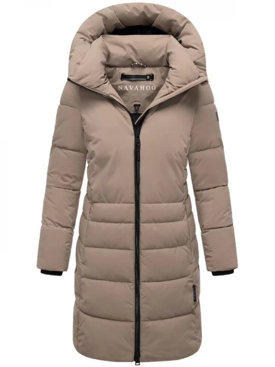Foto van product NAVAHOO Wintermantel 'Mondnebel XIV' mokka / zwart